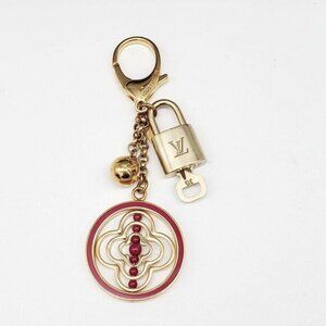 Authentic Louis Vuitton Lock & Key Gold ✨ Unbranded Keychain Bag LV